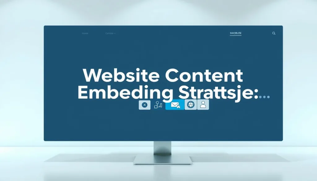 A modern, minimalist web page with a clean, responsive design. Centered on the page, a visually striking infographic illustrates "Website Content Embedding Strategies", its elements arranged in a grid layout. The infographic features bold, geometric shapes and icons in a palette of blues, grays, and whites, conveying a sense of clarity and efficiency. In the background, the page is bathed in soft, even lighting, creating a serene, professional atmosphere. The overall composition is balanced and harmonious, drawing the viewer's eye to the key visual elements. A modern, minimalist web page with a clean, responsive design. Centered on the page, a visually striking infographic illustrates "Website Content Embedding Strategies", its elements arranged in a grid layout. The infographic features bold, geometric shapes and icons in a palette of blues, grays, and whites, conveying a sense of clarity and efficiency. In the background, the page is bathed in soft, even lighting, creating a serene, professional atmosphere. The overall composition is balanced and harmonious, drawing the viewer's eye to the key visual elements.