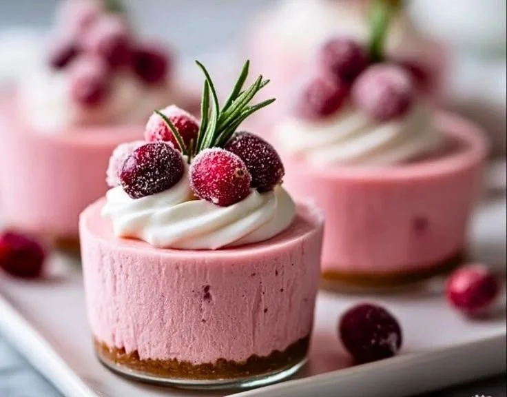 Cranberry Mousse Cups Recipe