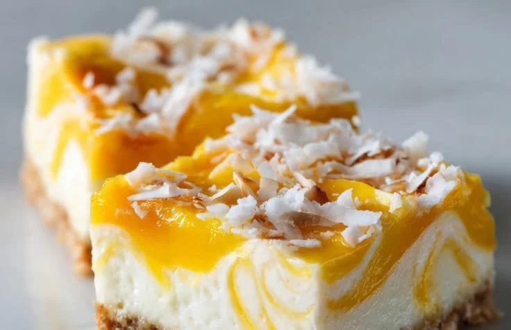 No-Bake Mango Coconut Bars